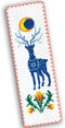 Povitrulya Stag and Moon - Counted Cross Stitch Bookmark Kit - DIY Embroidery set - Hand Made Christmas Gift for Adults and Kids...