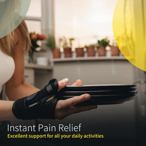 BraceUP Thumb Spica Splint Brace Right Left Hand Women and Men, CMC with Thumb Support, for Arthritis, Tendonitis, Carpal Tunnel Pain Relief and T...