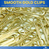 1InTheOffice Jumbo Paper Clips, Gold, Smooth, 100/Pack...