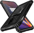 Shields Up OnePlus 7/6T Carbon Case | 10ft Drop Tested | Ultra Slim, Lightweight, Scratch Resistant, Shockproof | Kickstand - Black...