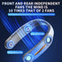 Portable Neck Fan Upgraded Bladeless 4 Turbo Fan The back of the neck is cool and does not sweat 4000mAh USB lazy fan no hair clip neck fan rechar...