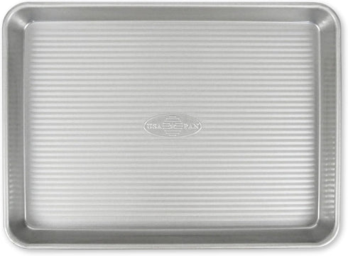 USA Pan Bakeware Nonstick Quarter Sheet Pan, Baking Sheet Aluminized Steel...