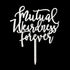 Acrylic Funny Glitter Calligraphy Mutual Weirdness Forever Wedding Cake Topper (Silver)...