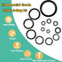 1020 Pcs O Ring Kit 20 Size Nitrile Rubber Oring Assortment Set for Car Auto Vehicle Repair Faucet Plumbing Air or Gas Sealing Connections Resist ...