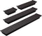 Melannco Floating Wall Shelves for Bedroom, Living Room, Bathroom, Kitchen, Nursery, Set of 4, Espresso, 4 Count...