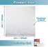 Plastic Drop Cloth, Plastic Sheeting 13x13 Feet Plastic Drop Cloths for Painting Waterproof Dustproof Paint Plastic Covering Furniture Cover Floor...
