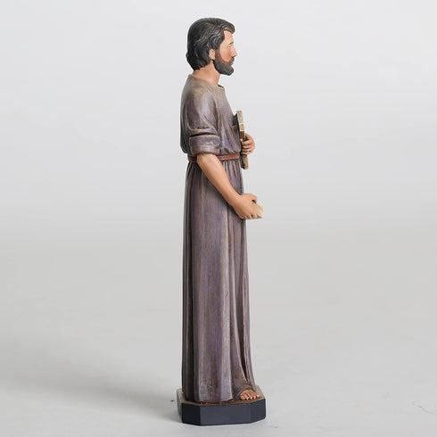 BC Catholic St. Joseph Statue The Worker, Catholic Saint Figure, Religious Gifts for Labour Days, Inspirational Indoor Home Decor, 6inches H,Hand ...