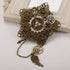 Women Men Steampunk Gears Brooch Wings Chain Pentagons Breastpin...