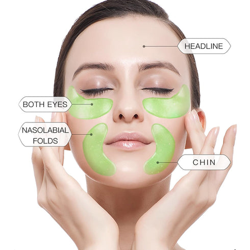 23 Pairs Collagen Under Eye Patches?Gold Under Eye Mask For Removing Dark Circles, Puffiness & Wrinkles?Eye Mask Skincare For Puffy Eyes With Hyal...