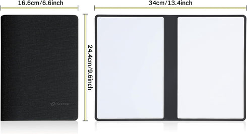 White Board Dry Erase Board, Portable Whiteboard Desktop Foldable White Boards for, Home, Drawing, Students, Teacher...