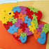 LovesTown Goldfish Wooden Puzzle, 26PCS Jigsaw Puzzle Alphabet and Number Building Blocks for Kids Toddler Preschool...