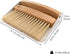 A&J Koti Table Crumb Sweeper - Small Mini Metal Dustpan and Hand Brush Combo Set - Wood Crumber for Servers, Restaurants, Home and Kitchen - Crumb...