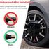8 PCS Tire Valve Stem Cap Cover, Dustproof Valve Cover with Rubber Ring, Corrosion Resistant Leak-Proof Aluminum Alloy Wheel Valve Covers for Car,...