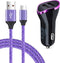 Type C Car Charger for Samsung Galaxy S24 S23 A54 A14 A53 A23 A13 A03S A12 A21 A10E A20 A32 A42 A50 A51 S22 S21 S20,LG Stylo 6 5 4 V60,Moto G Powe...