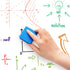 12 Pack Magnetic Whiteboard Eraser, Dry Eraser Board Erasers, Dry Erasers for White Board, Whiteboard Erasers for Kids Classroom, Blue...