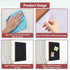 Cork Board 17"x 8" Self-Adhesive Black Cork Board, 1/2" Thick Cork Boards, 1 Pack Black Bulletin Board (4320BK-12mm-1p)...