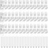 60 Pieces Clear Self Adhesive Clips Plastic Hanging Wall Clips Small Paper Photo Spring Tapestry Clips and 60 Pieces White Sticky Strips for Home ...