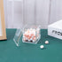 6 Packs Clear Acrylic Plastic Box, Acrylic Boxes with Lids, Small Square Plastic Containers 2.1''×2.1''×2.2'', Plastic Square Boxes for Candy, Pil...