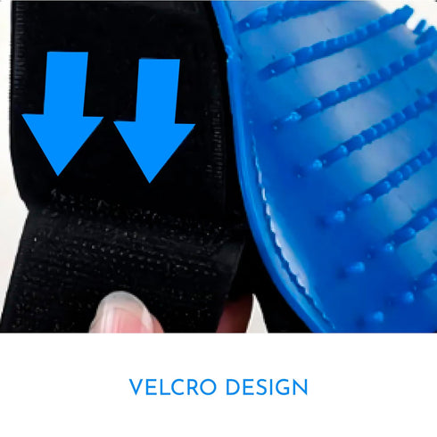 Pet Grooming Glove, Detangles and Cleans Your Pets' Fur by Removing Damaged Fur. Hair Removal and Massage gloves For Dogs and Cats, Removes Knots ...