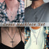MAIBAOTA 8 Pcs Necklace for Men, Mens Necklaces Jewelry Set, Black and Silver Stainless Steel Necklace, Cross Pendant Necklace, 16-24 inches Chain...