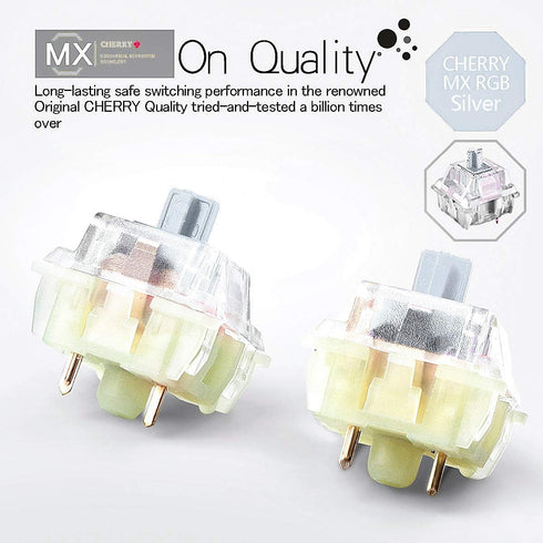 Wholesales Authentic RGB Cherry Switch Cherry Mx Switches Keycap Keyswitches Keymodule Mechanical Keyboard Switches Replacement for Corsair & MX8....