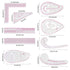 9 Styles Clear Metric Sewing Ruler Set, Plastic Sew French Curve Ruler for Designers, Pattern Maker, Sewing Templates...