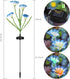 Solar Garden Flower Lights?LED Solar Powered Stake Landscape Lights?Outdoor Waterproof Decorative Lights for Yard,Patio,Lawn,Pathway Decoration (2...