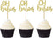 Pack of 24 PCS OH Babies Cupcake Toppers Baby Shower Birthday Party Cake Picks...