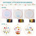 MAMUNU 3 Sets Embroidery Kit for Beginners, Embroidery Stitch Practice Kit with Floral Patterns, Embroidery Starter kit Cross Stitch Kits with Thr...