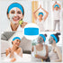 30 Pieces Disposable Spa Facial Headbands, Stretch Non-Woven Skincare Headband, Soft Skincare Hair Band with Adjustable Magic Tape for Women Girls...