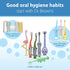 Dr. Brown's 100% Silicone Baby Finger Toothbrush and Toothpaste Set, 2-Pack Toothbrush with Storage Case, Fluoride-Free Strawberry Toddler Toothpa...