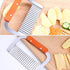 2PCS Stainless Steel Wavy and Straight Soap Mold Loaf Potato Vegetable Cutter Cutting Tool...