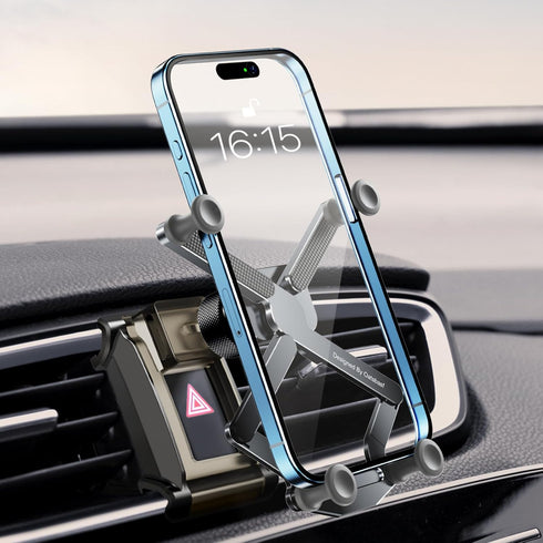 ELOHEI for CRV Phone Holder with Custom Base, Car Phone Holder for 2017-2024 Honda CRV Gravity Car Phone Mount for Honda CRV Accessories for 4.7-7...