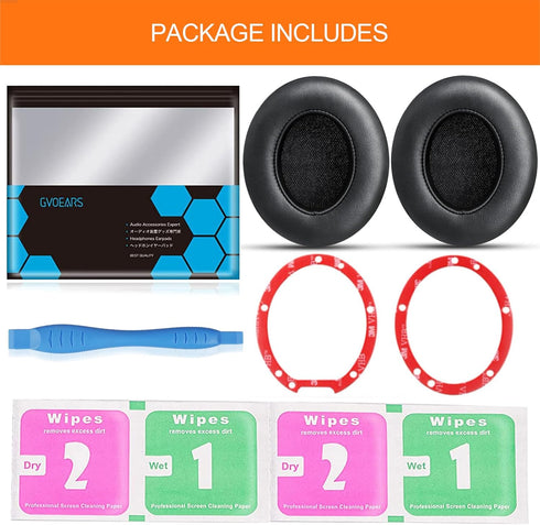 GVOEARS Replacement Ear Pads for Beats Studio 3, Earpad Cushions for Beats Studio 2 3 Wired & Wireless Over Ear Headphones with Memory Foam Strong...