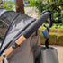 2 PCS Strong Stroller Hooks for Bags, Car Headrest Hook, Grocery Bag Hooks Large Carabiner Heavy-Duty Clip Hook for Groceries, Dog Leashes, Purses...
