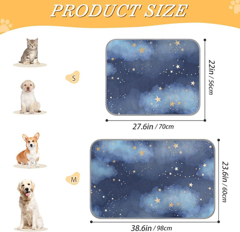 Dog Cooling Mat Ice-Cold Pad for Cat Medium Pet Summer Sleeping Mat Cute Travel Cooling Fiber Cool Down Breathable Comfortable Folding Storage Sta...