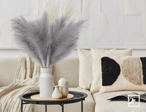 ZIFTY 7-Pcs 38"/3.1FT Faux Pampas Grass Large Tall Fluffy Artificial Fake Flower Boho Decor Bulrush Reed Grass for Vase Filler Farmhouse Home Wedd...