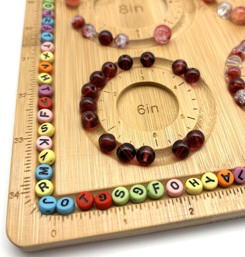 Petoysoso Bead Boards for Jewelry Making, Bamboo Beading Board for Jewelry Bracelet Making, Bracelet Bead Board, Bracelet Bead Board for Bracelet,...