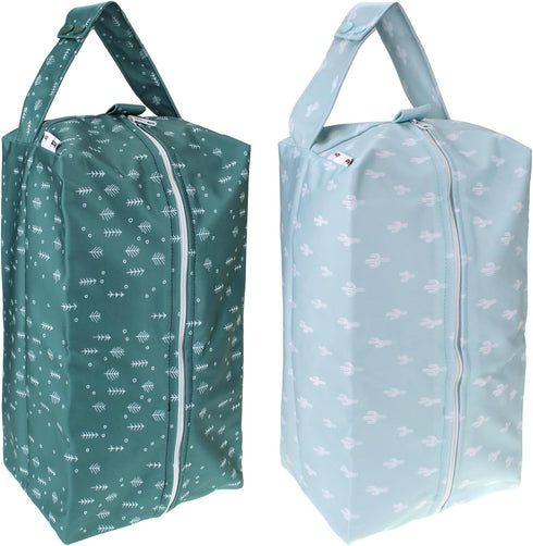 Mama Koala Waterproof Diaper Pods for Baby Items, Cloth Diapers, Swimsuits, Travel, Gym Clothes, Beach, Pump Parts, Toiletries, 2 Pack(DP-Pine For...
