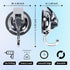 2 Pcs Suction Cup Hooks for Shower, Heavy Duty Shower Hooks for Inside Shower, No Drill Towel Hooks for Bathrooms, Hanger Suction Hooks for Wall, ...