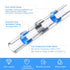 Kuject 160PCS Yellow Solder Seal Wire Connectors, Waterproof Self Solder Heat Shrink Butt Connector Solder Sleeve Electrical Butt Splice for Autom...