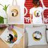 ORIGACH 4 Pack Cat Moon Embroidery Kits for Beginners, DIY Starter Hand Embroidery Kit with Cat Moon Floral Patterns and Instructions, Cat Pattern...