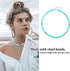Hicarer 6 Pieces Seed Bead Choker Necklace Bohemian Surfer Boho Beads Choker Necklace Colorful Heishi Vinyl Necklace Chain Beach Jewelry for Women...