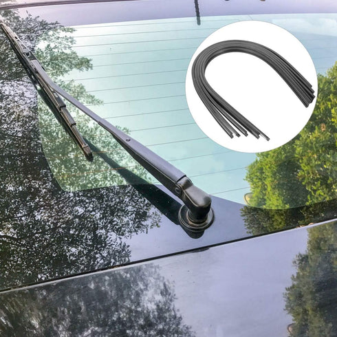 BESPORTBLE Black Windshield Wiper Blades Refills Replacement Car Vehicle Insert Rubber Strips for Wipers 10 Pieces 6mm...