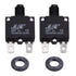 3 Amps Thermal Circuit Breakers, 125/250V AC 32V DC Push Button Manual Reset Overload Protector Circuit Breaker Switch 3A 5 Pack...