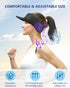 Bluetooth Hat Sun Visor with Bluetooth Headphones, Wireless with Mic for Outdoor Sports Sun Visor is The Tech Gifts for Men/Women/Boys/Girls Black...