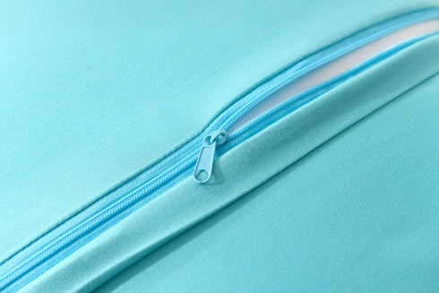 MarCielo 2 Pack Throw Pillow Covers Euro Sham Covers (26"X26", Teal)...