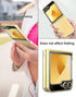 Foluu Case for Samsung Galaxy Z Flip 6, Galaxy Z Flip 6 Phone Case Clear, Slim Fit Hard PC Back Bumper Protective Shockproof Scratch Resistant Cas...