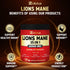 35 in 1 Lions Mane Mushroom Capsules, Equivalent to 20000mg, with Cordeyceps, Reishi, Elderberry, Panax Ginseng, Focus, Memory & Brain Support Sup...