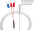 uxcell PT100 RTD Temperature Sensor Probe 3 Wires Cable Thermocouple Stainless Steel 50cm(1.64ft) (Temperature Rang: -50 to 200C)...